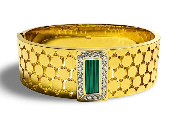 Gold-tone bangle bracelet