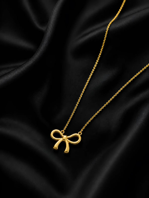 Bow Pendant Necklace