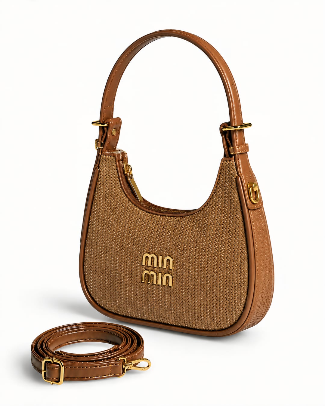 Luxury Woven Shoulder Bag for Women
