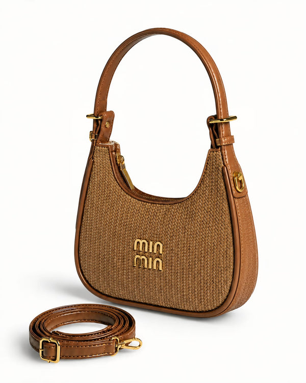 Luxury Woven Shoulder Bag for Women