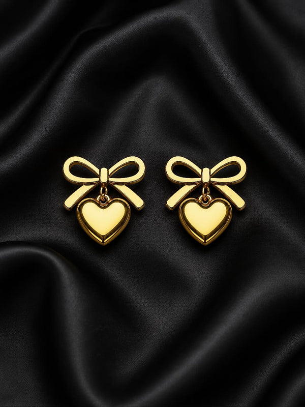 Heart Drop Earrings