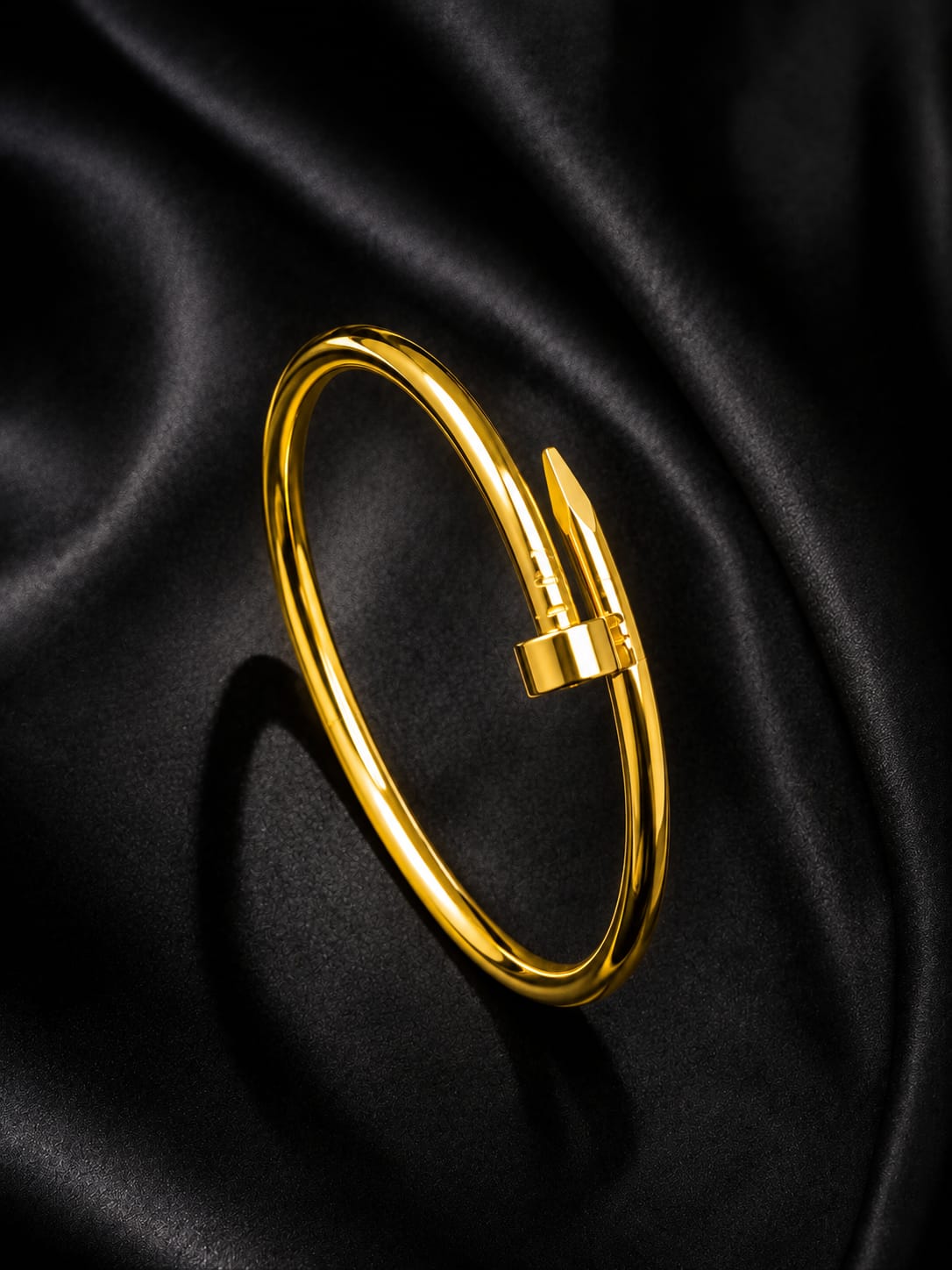 Gold Nail Bracelet