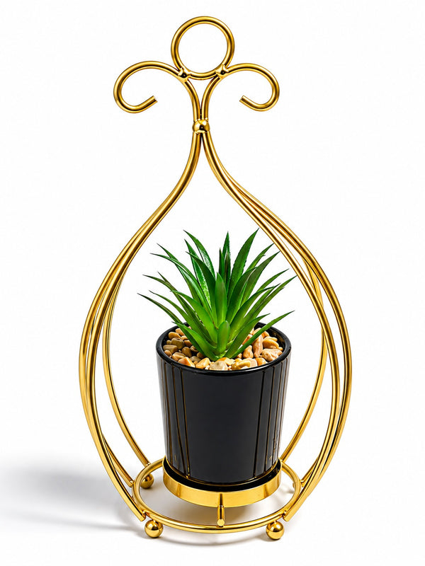 Gold Plant Stand
