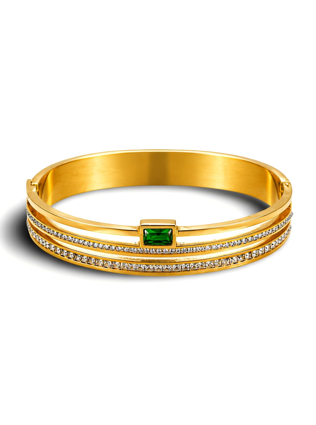 Gold-tone bangle bracelet