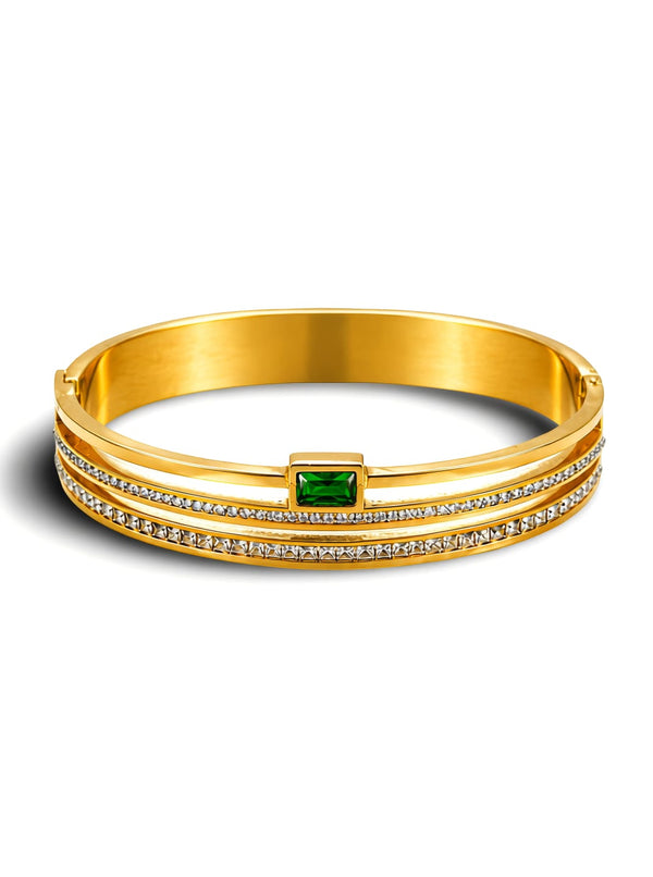 Gold-tone bangle bracelet