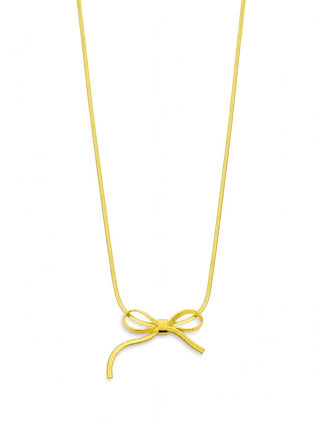 Bow Pendant Necklace