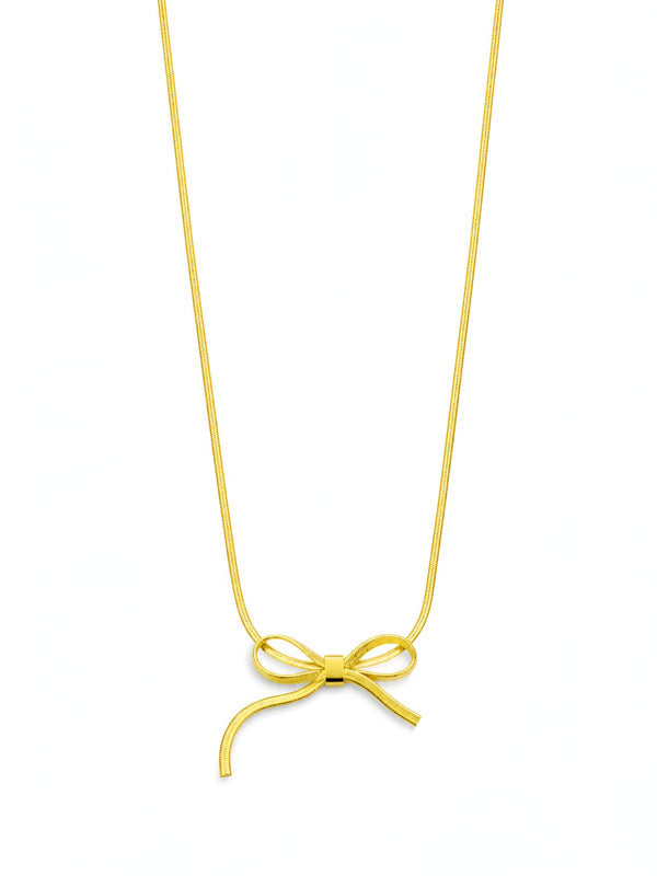 Bow Pendant Necklace