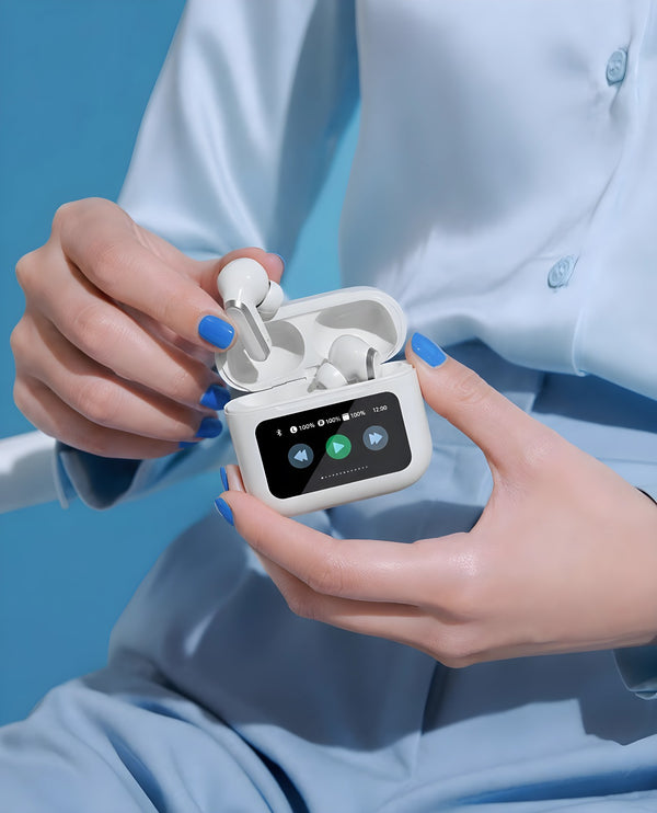 A9 Pro Touch Screen Wireless Earbuds