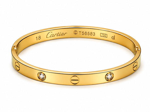 Gold Screw Bangle Bracelet